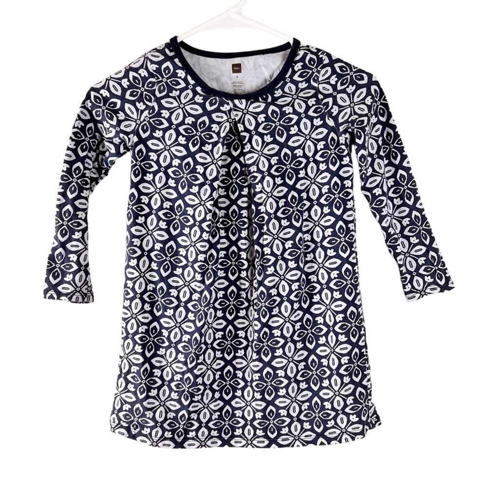 Tea Collection Girls Snowfall Pleat Dress Girls 6‎